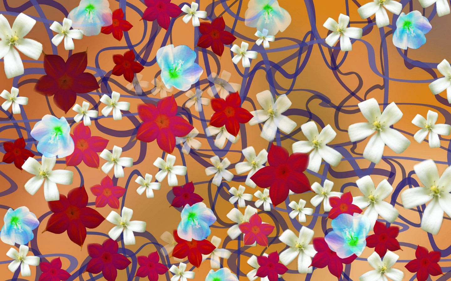 壁纸1440x900 CG花卉插画壁纸壁纸 数码合成花卉插画壁纸 数码合成花卉插画图片 数码合成花卉插画素材 花卉壁纸 花卉图库 花卉图片素材桌面壁纸