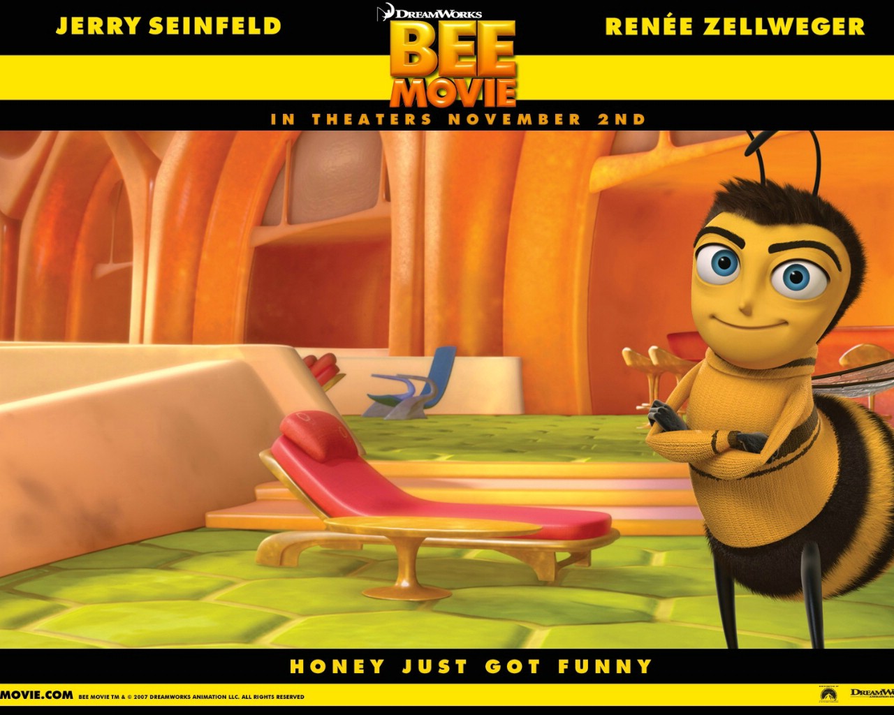 壁纸1280x1024电影壁纸 蜜蜂总动员 一只小蜜蜂 Bee Movie 2007 蜂电影 一只小蜜蜂壁纸 Movie Wallpaper Bee Movie 2007壁纸 《蜜蜂总动员 Bee Movie》壁纸 《蜜蜂总动员 Bee Movie》图片 《蜜蜂总动员 Bee Movie》素材 影视壁纸 影视图库 影视图片素材桌面壁纸