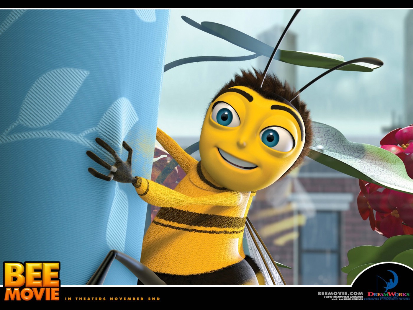 壁纸1400x1050电影壁纸 蜜蜂总动员 一只小蜜蜂 Bee Movie 2007 蜂电影 一只小蜜蜂壁纸 Movie Wallpaper Bee Movie 2007壁纸 《蜜蜂总动员 Bee Movie》壁纸 《蜜蜂总动员 Bee Movie》图片 《蜜蜂总动员 Bee Movie》素材 影视壁纸 影视图库 影视图片素材桌面壁纸