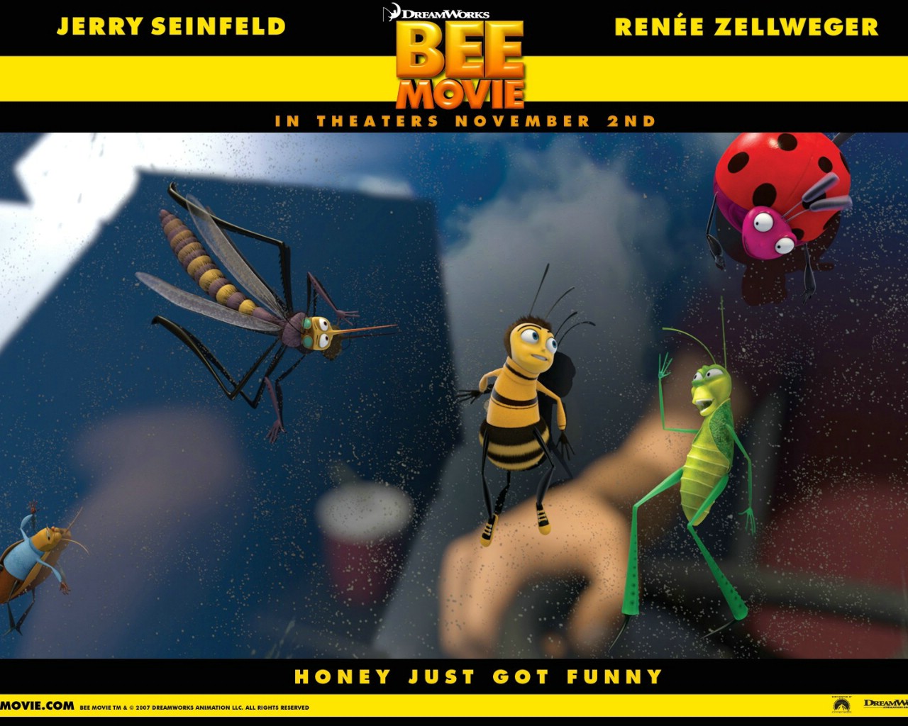 壁纸1280x1024电影壁纸 蜜蜂总动员 一只小蜜蜂 Bee Movie 2007 蜂电影 蜜蜂总动员壁纸 Movie Wallpaper Bee Movie 2007壁纸 《蜜蜂总动员 Bee Movie》壁纸 《蜜蜂总动员 Bee Movie》图片 《蜜蜂总动员 Bee Movie》素材 影视壁纸 影视图库 影视图片素材桌面壁纸