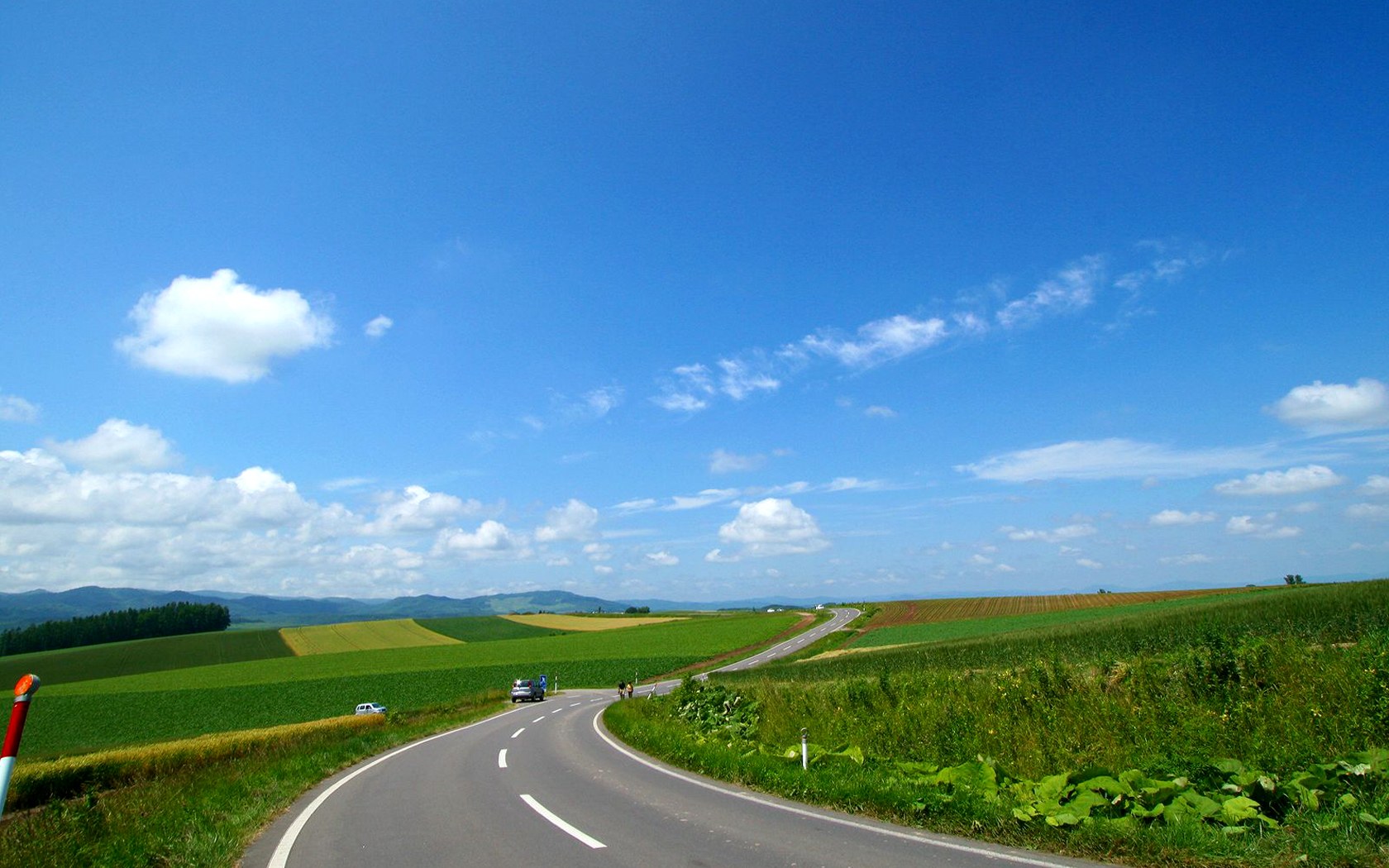 壁纸1680x1050 北海道田园美景壁纸壁纸 北海道的郊野壁纸 北海道的郊野图片 北海道的郊野素材 风景壁纸 风景图库 风景图片素材桌面壁纸