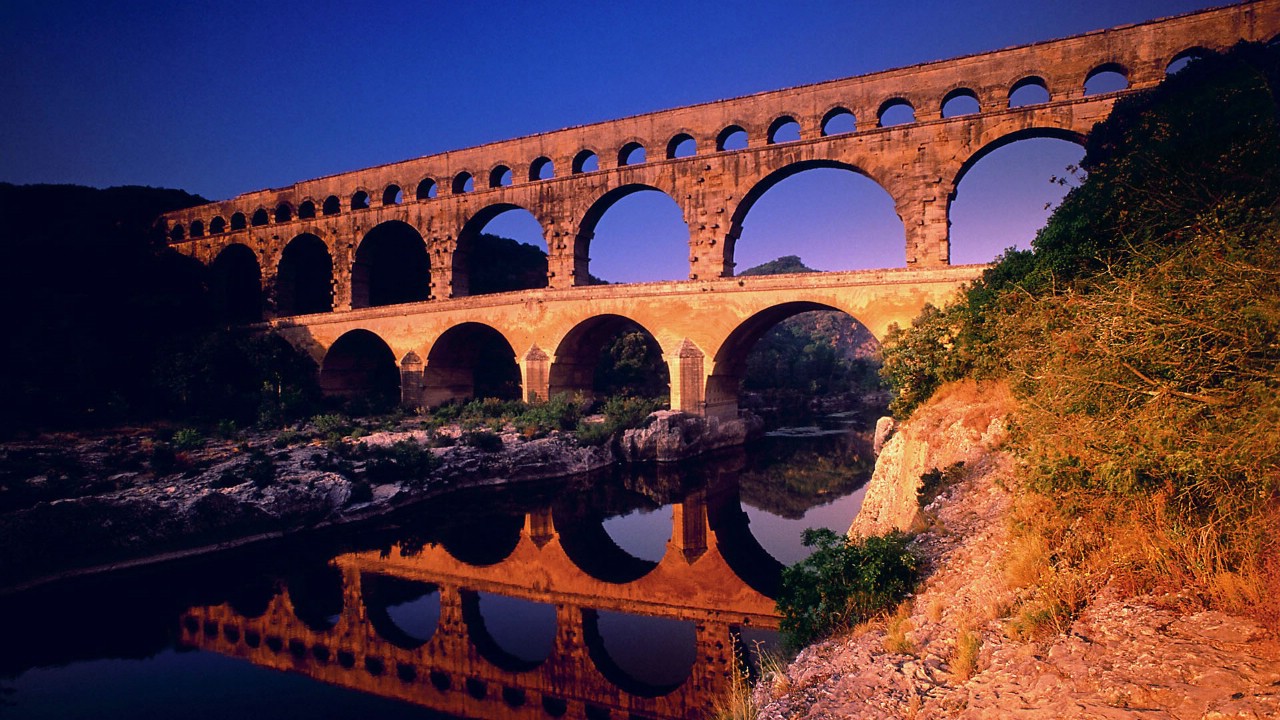 壁纸1280x720世界旅游名胜之旅 欧洲篇 法国 古罗马加尔桥图片 France Pont du Gard Languedoc Roussillon France壁纸 世界旅游名胜之旅欧洲篇壁纸 世界旅游名胜之旅欧洲篇图片 世界旅游名胜之旅欧洲篇素材 风景壁纸 风景图库 风景图片素材桌面壁纸