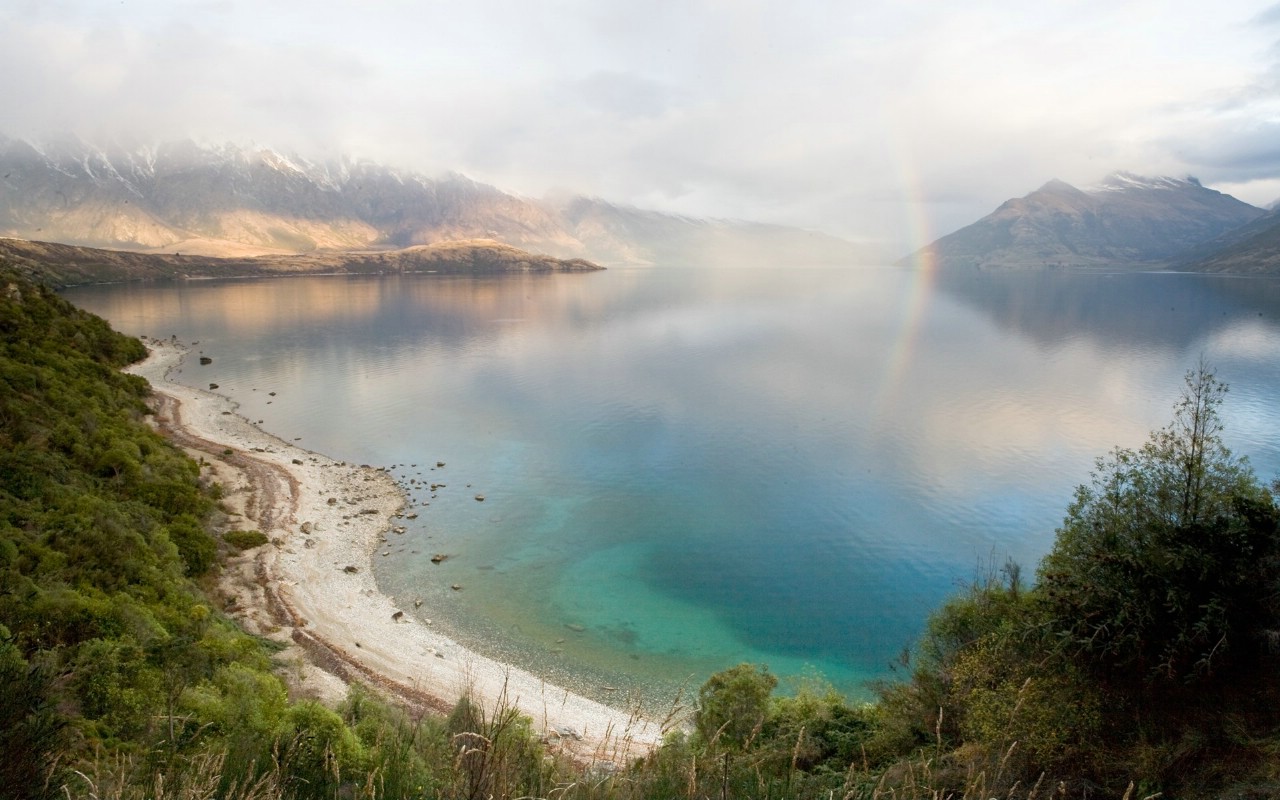 壁纸1280x800 新西兰 微弱的彩虹 新西兰皇后镇 Faint Rainbow Queenstown New Zealand壁纸 新西兰的山水如画壁纸壁纸 新西兰的山水如画壁纸图片 新西兰的山水如画壁纸素材 风景壁纸 风景图库 风景图片素材桌面壁纸