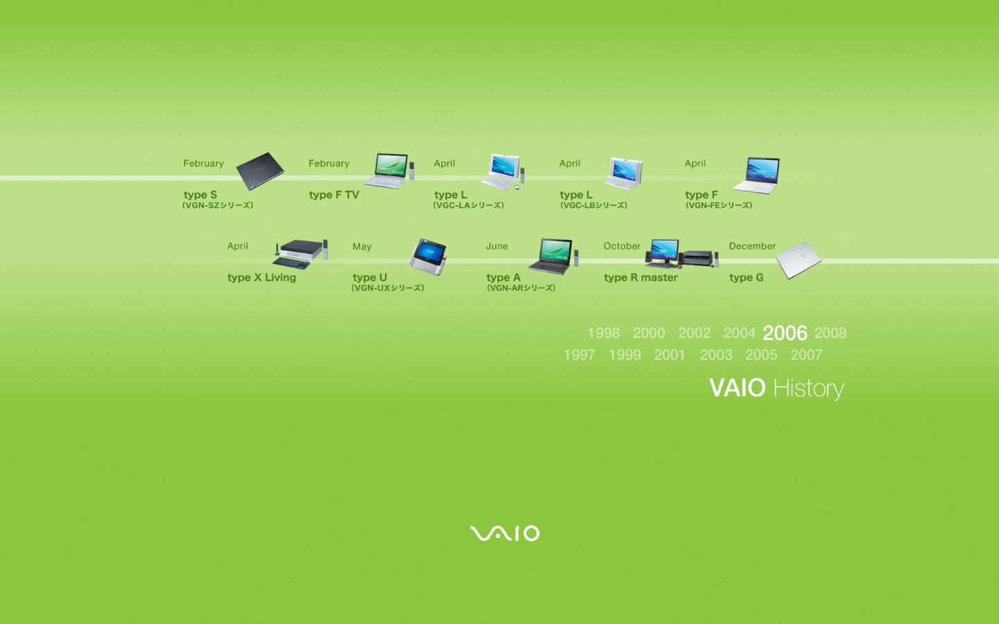 壁纸1440x900 索尼 VAIO 2006产品桌面壁纸壁纸 Sony VAIO 历史博物馆壁纸 Sony VAIO 历史博物馆图片 Sony VAIO 历史博物馆素材 广告壁纸 广告图库 广告图片素材桌面壁纸