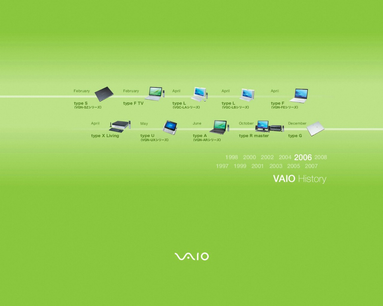 壁纸1280x1024 索尼 VAIO 2006产品桌面壁纸壁纸 Sony VAIO 历史博物馆壁纸 Sony VAIO 历史博物馆图片 Sony VAIO 历史博物馆素材 广告壁纸 广告图库 广告图片素材桌面壁纸