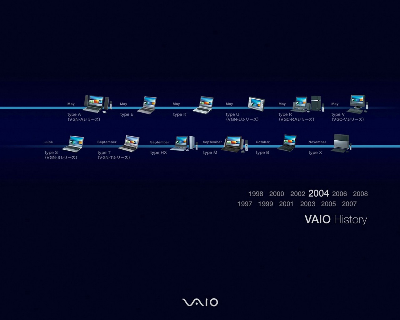 壁纸1280x1024 索尼 VAIO 2004产品桌面壁纸壁纸 Sony VAIO 历史博物馆壁纸 Sony VAIO 历史博物馆图片 Sony VAIO 历史博物馆素材 广告壁纸 广告图库 广告图片素材桌面壁纸