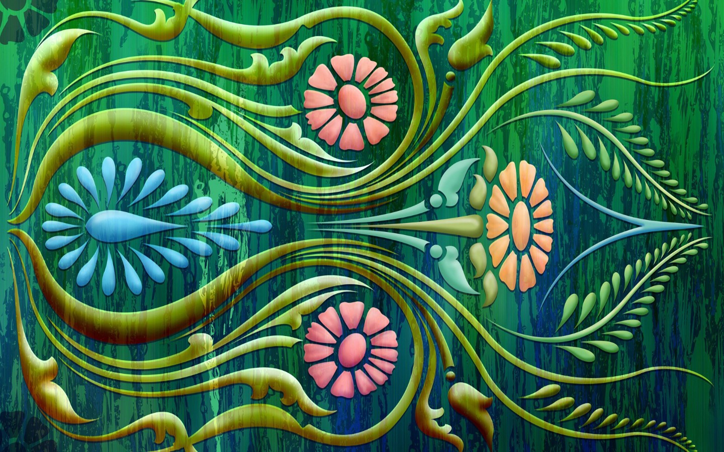 壁纸1440x900 抽象花卉图案设计壁纸 电脑花卉绘画壁纸 电脑花卉绘画图片 电脑花卉绘画素材 花卉壁纸 花卉图库 花卉图片素材桌面壁纸