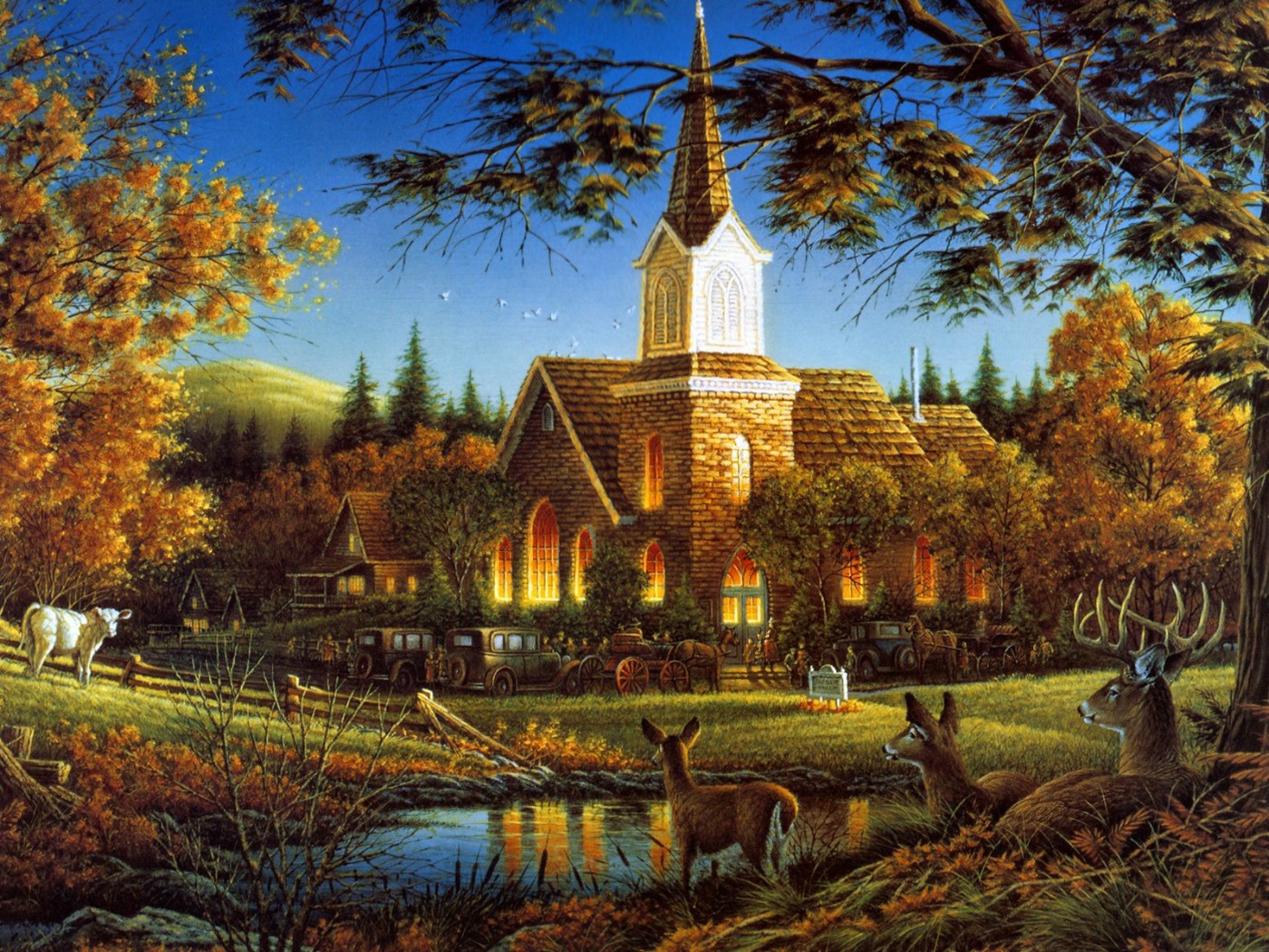 壁纸1400x1050 Sunday Morning Terry Redlin 野外写生绘画壁纸壁纸 美国画家Terry Redlin 绘画壁纸壁纸 美国画家Terry Redlin 绘画壁纸图片 美国画家Terry Redlin 绘画壁纸素材 绘画壁纸 绘画图库 绘画图片素材桌面壁纸