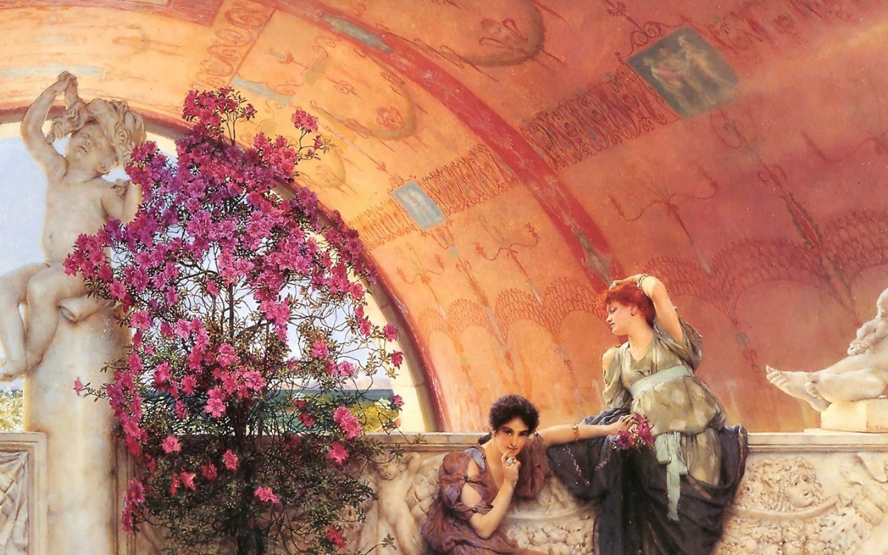 壁纸1280x800世界名画壁纸欣赏 Fine Art Painting Alma Tadema Lawrence Unconscious rivals 1893壁纸 世界名画壁纸(三)壁纸 世界名画壁纸(三)图片 世界名画壁纸(三)素材 绘画壁纸 绘画图库 绘画图片素材桌面壁纸