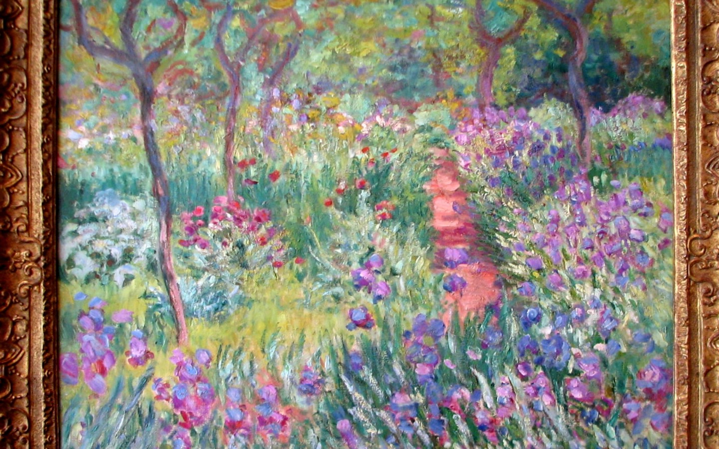 壁纸1440x900世界名画壁纸欣赏 Fine Art Painting Monet Claude The artist s garden at Giverny 1900 Yale Art Galleries壁纸 世界名画壁纸(三)壁纸 世界名画壁纸(三)图片 世界名画壁纸(三)素材 绘画壁纸 绘画图库 绘画图片素材桌面壁纸