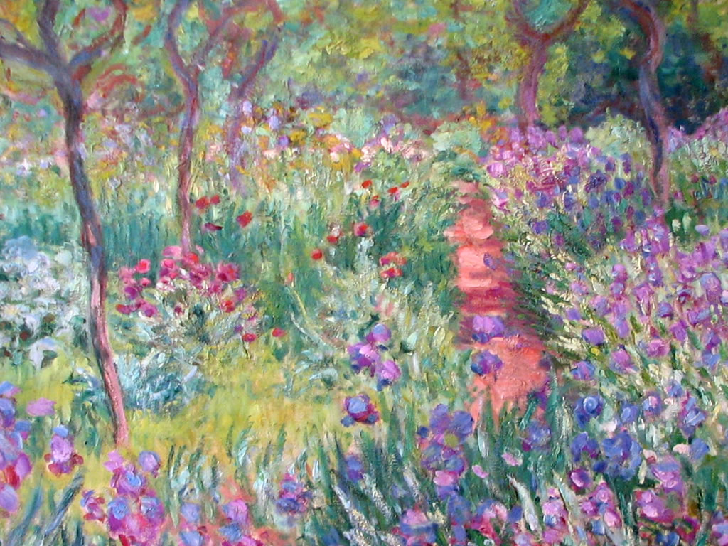 壁纸1024x768世界名画壁纸欣赏 Fine Art Painting Monet Claude The artist s garden at Giverny 1900 Yale Art Galleries壁纸 世界名画壁纸(三)壁纸 世界名画壁纸(三)图片 世界名画壁纸(三)素材 绘画壁纸 绘画图库 绘画图片素材桌面壁纸