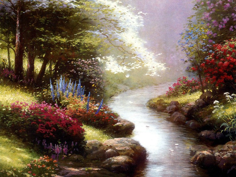 壁纸800x600 Beyond the garden gate 田园风景油画壁纸壁纸 Thomas Kinkade 温馨田园风景油画系列(第一辑)壁纸 Thomas Kinkade 温馨田园风景油画系列(第一辑)图片 Thomas Kinkade 温馨田园风景油画系列(第一辑)素材 绘画壁纸 绘画图库 绘画图片素材桌面壁纸