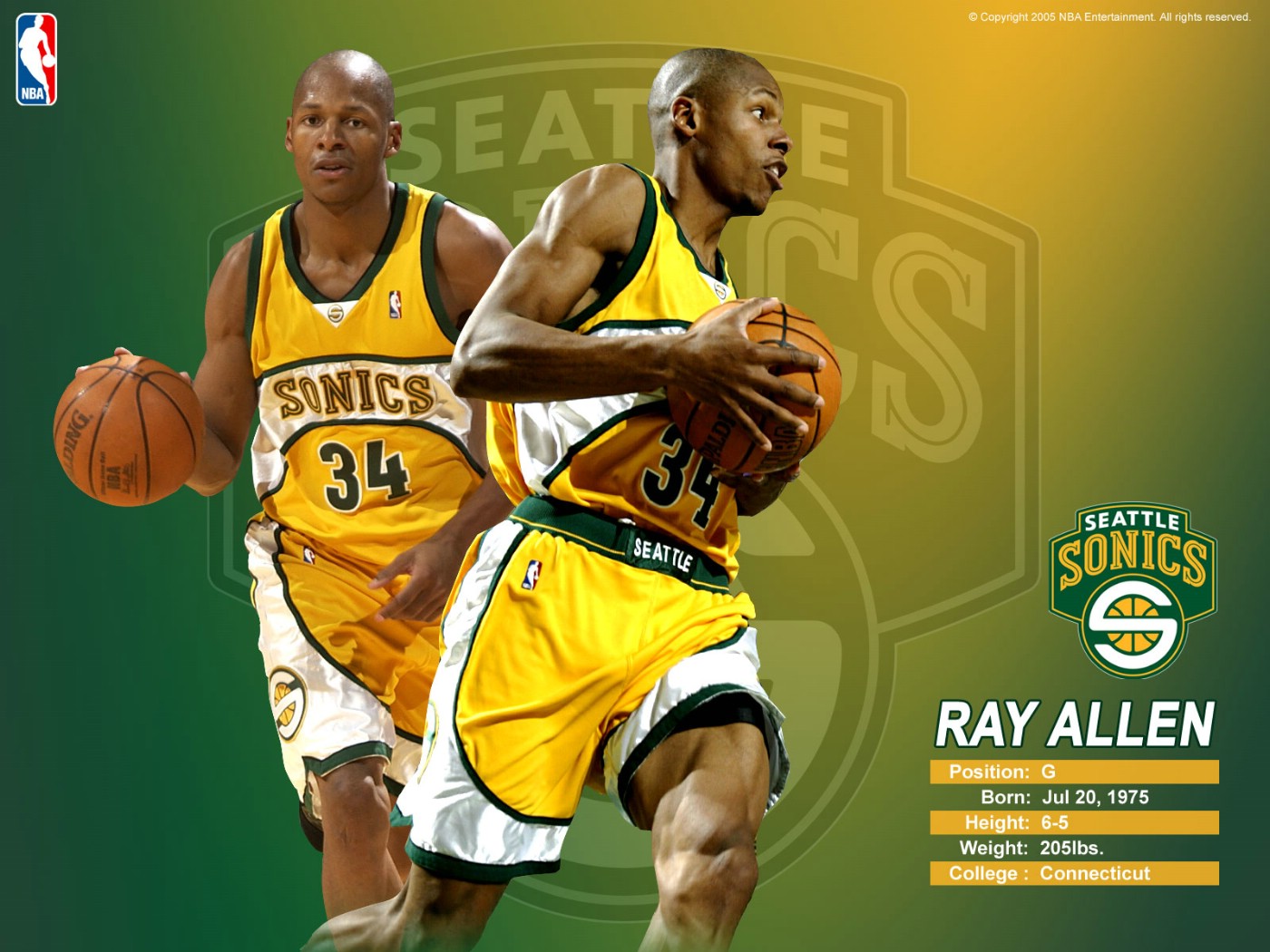 壁纸1400x1050 西雅图超音速 Ray Allen 壁纸图片壁纸 NBA全明星壁纸和经典官方桌面壁纸壁纸 NBA全明星壁纸和经典官方桌面壁纸图片 NBA全明星壁纸和经典官方桌面壁纸素材 体育壁纸 体育图库 体育图片素材桌面壁纸