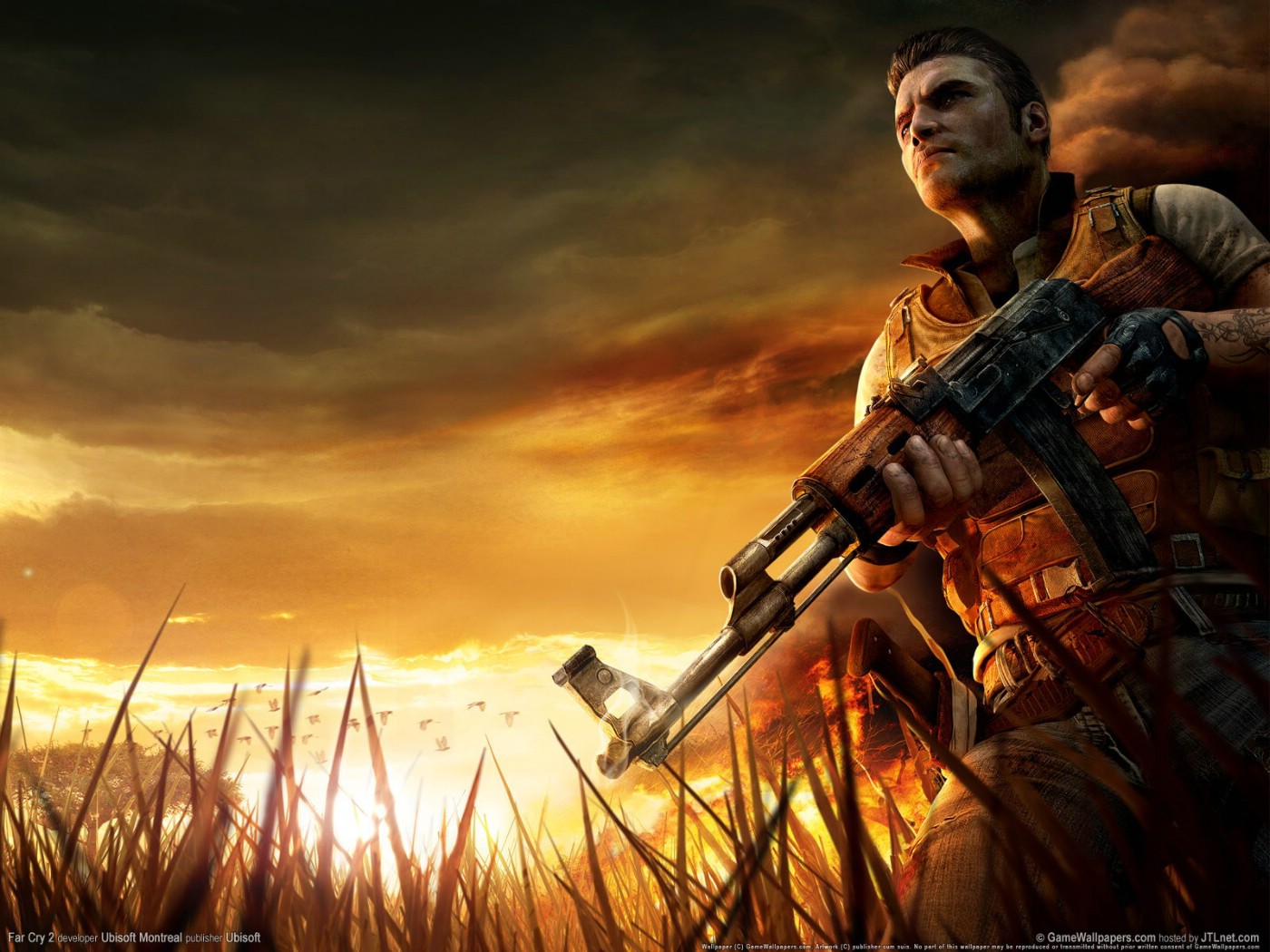 壁纸1400x1050 高精度游戏壁纸 1920 1200  壁纸壁纸 《Far Cry 2 孤岛惊魂2》壁纸 《Far Cry 2 孤岛惊魂2》图片 《Far Cry 2 孤岛惊魂2》素材 游戏壁纸 游戏图库 游戏图片素材桌面壁纸