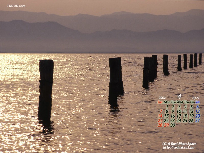 壁纸800x600 4月份月历桌面壁纸 April Desktop Calendar壁纸 2002年4月月历壁纸壁纸 2002年4月月历壁纸图片 2002年4月月历壁纸素材 月历壁纸 月历图库 月历图片素材桌面壁纸